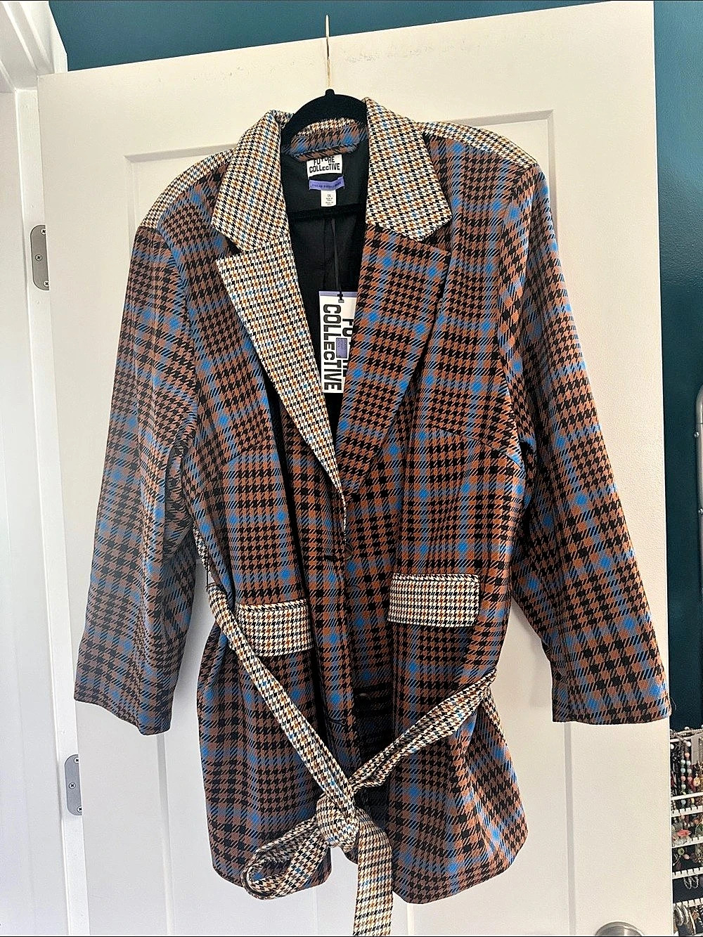 NWT - Future Collective Women's Tie-Front Blazer - Future Collective with Kahlan
